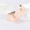 Compact Travel Jewelry Organizer for Rings and Stud Earrings, Elegant Mini Ring Holder with Portable Storage Case in Pink